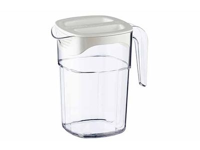 Schenkkan 1,4l Pc Stapelbaar Met Deksel 16,7x11,9xh18cm