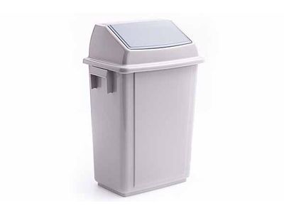 Recycled Bolero Afvalemmer Grijs 40l 43,5x30xh63,5cm