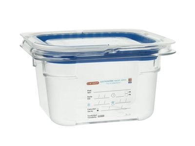 Foodbox M.airtight Deksel Gn1-6 Transpar Ant 1,5l 100mm