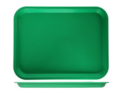 Dienblad Fast Food 35x27xh2cm Zwart 