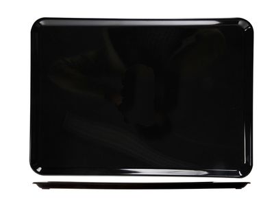 Dienblad Plat 420x300x12 Mm Zwart 