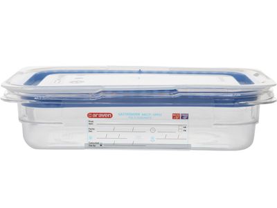 Foodbox M.airtight Deksel Gn1-4 Transpar Ant 1,8l 65mm