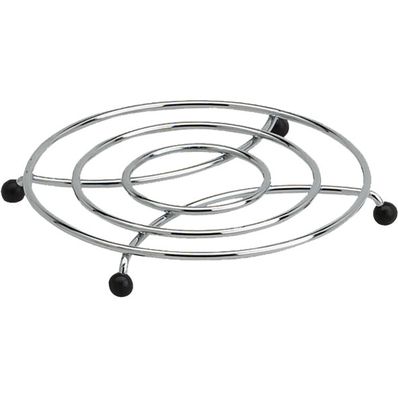 Potstaantje D24cm Rond Inox Voetjes 3 Kleuren Assortie 