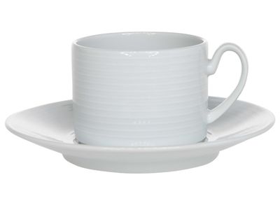 Berlin Blanc Set Tasse A Tea+scoupe 