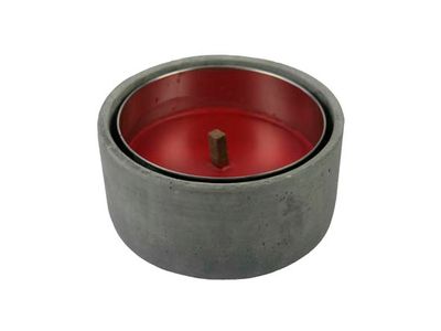 Stone Bougie Jardin D18x9cm Bougie Incl - 8-10 Hrs