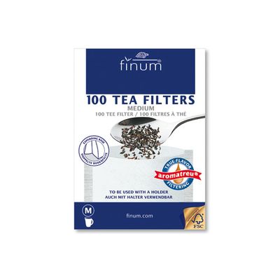 Finum 100 Filtre A Thee M- 100x130mm Jusqu'a 6 Tasses  Finum