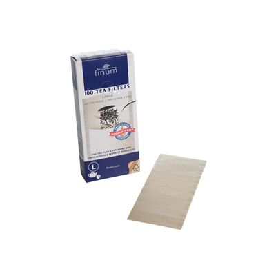 Finum 100 Filtre A Thee L-82x182-naturel Jusqu'a 6 Tasses  Finum