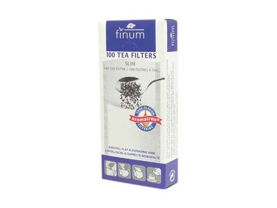 Finum 100 Filtre A Thee S - 75x155mm Jusqu'a 4 Tasses