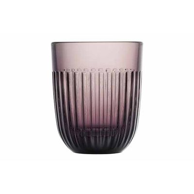 Ouessant Aubergine Tumbler 29cl Set6 D8xh9,5cm  La Rochère