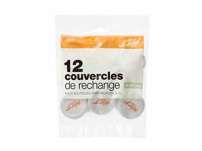 Fles Deksel D48mm Set12 