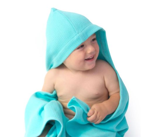 Home Baby Hooded Towel Set lagoon  Ekobo