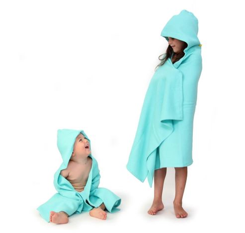 Home Baby Hooded Towel Set lagoon  Ekobo