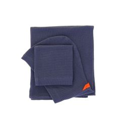 Ekobo Home Baby Hooded Towel Set midnight blue 