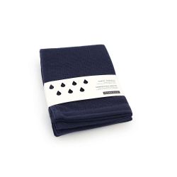 Ekobo Home Guest Towel Set midnight blue 