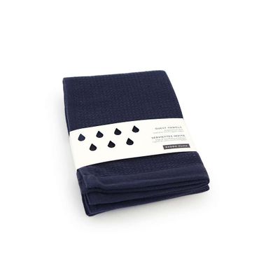 Home Guest Towel Set midnight blue  Ekobo