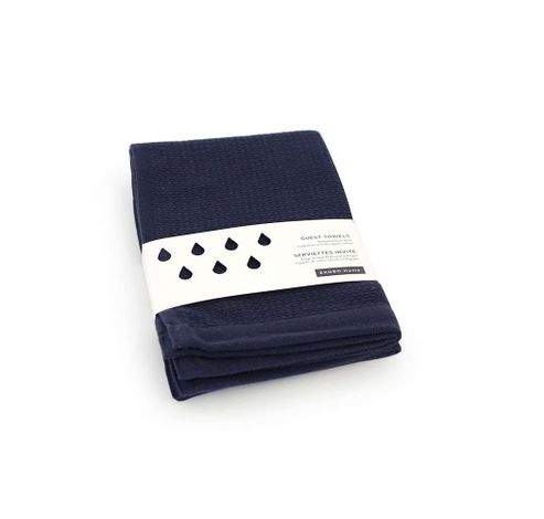 Home Guest Towel Set midnight blue  Ekobo