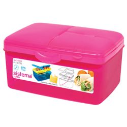 Sistema  Vibe Lunch lunchbox met drinkfles Quaddie 2L  