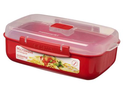 Microwave rechthoekige kom 1.25L