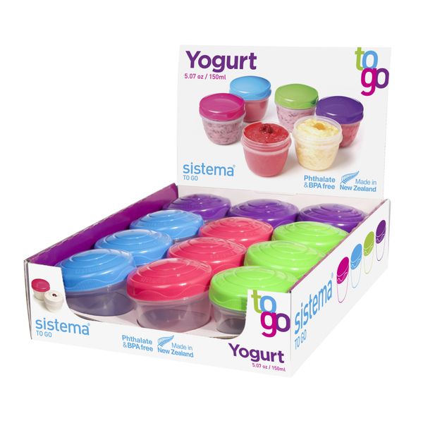 Sistema Sistema To Go yoghurtpotje 150ml (12 ass.)