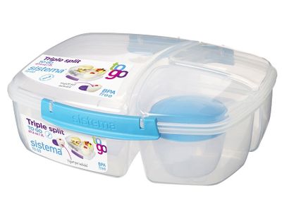 To Go boîte à lunch à 3 compart & pot à yaourt 2L