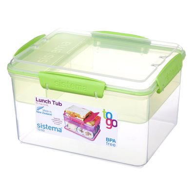 To Go boîte à lunch avec 4 compartiments Lunch Tub 2.3L  Sistema