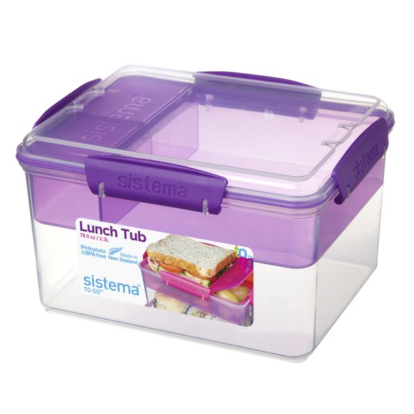 Sistema To Go lunchbox met 4 compartimenten Lunch Tub 2.3L