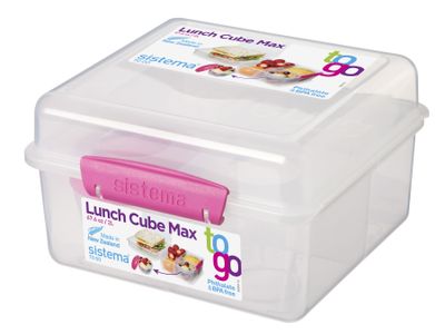 Sistema To Go boîte à lunch avec pot à yaourt Cube Max 2L (4 ass.)