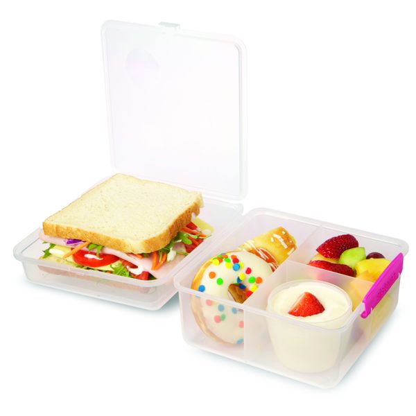 Sistema Sistema To Go lunchbox met yoghurtpotje Cube Max 2L (4 ass.)