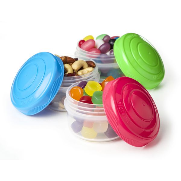 Sistema Sistema To Go set van 3 snackdoosjes Mini Bites 130ml (8 ass.)