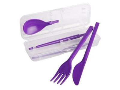 To Go set à couverts - couteau - fourchette - cuill. & bag.