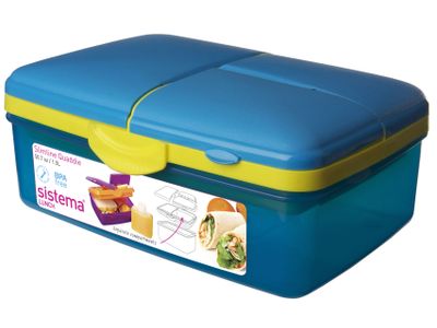 Trends Lunch boîte à lunch & bouteille Slimline Quaddie 1.5L