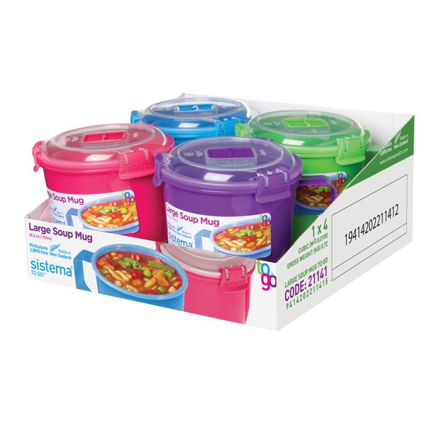 Sistema Microwave Colour soepmok groot 900ml