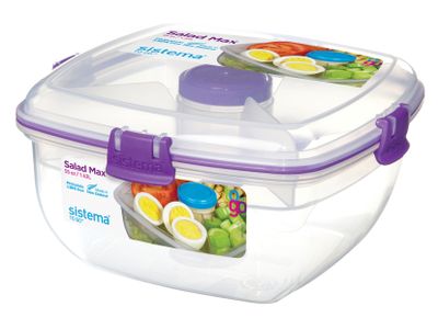 To Go bol à salades maxi et pot à vin. et couvert 1.63L