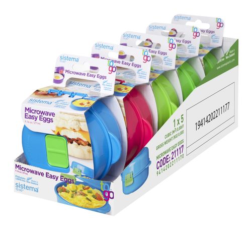 Microwave Colour omeletmaker Easy Eggs 271ml  Sistema