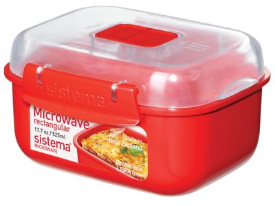 Microwave rechthoekige kom 525ml
