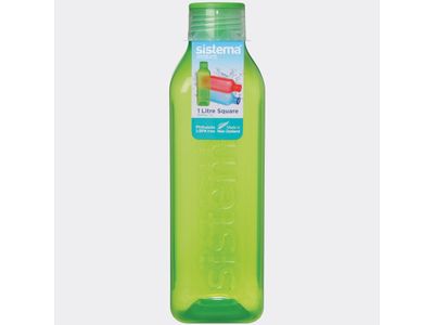 Hydrate vierkante drinkfles Square Bottle 1L