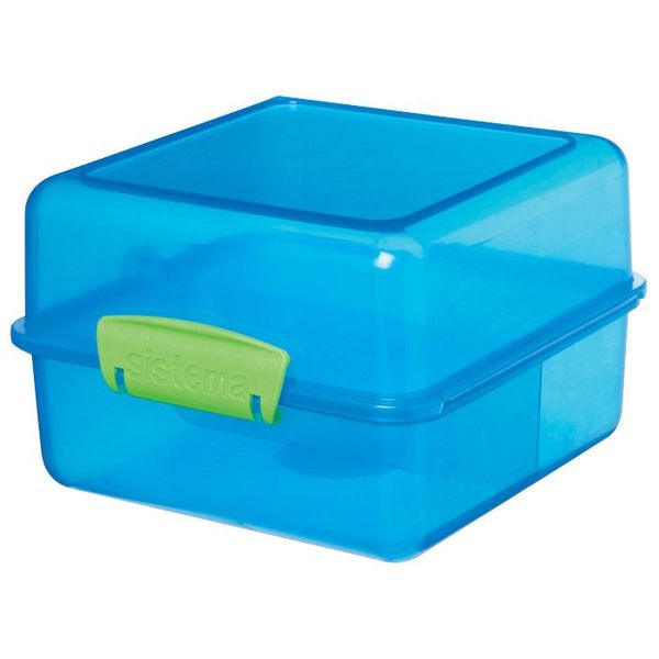 Sistema Trends Lunch lunchbox Cube Max met yoghurtpotje 2L