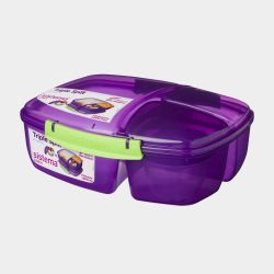 Sistema Trends Lunch lunchbox Triple Split met yoghurtpotje 2L 