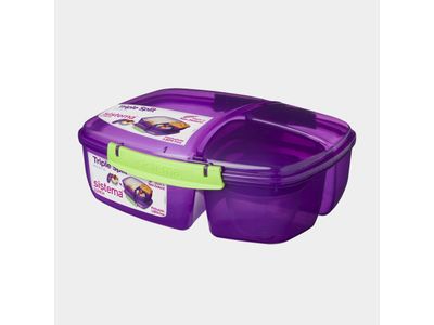 Trends Lunch boîte à lunch Triple Split avec pot à yaourt 2L