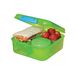 Sistema Trends Lunch bento cube met 4 compartiementen & yoghurtpotje 1.25L