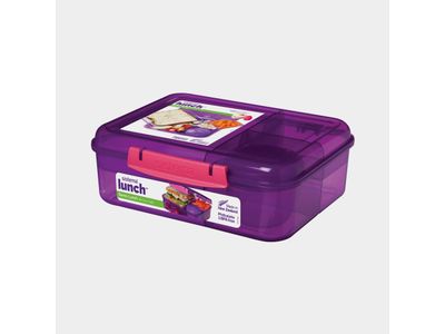 Trends Lunch bento boîte à lunch à 4 compartiments & pot à yaourt 1.65L