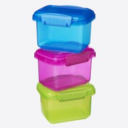 Sistema Lunch packs set van 3 voorraaddoosjes 400ml  