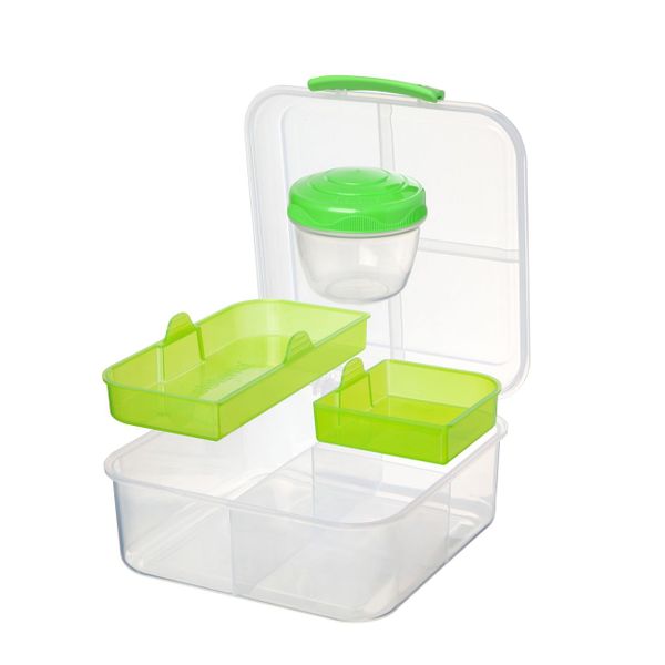 Sistema To Go Bento Cube 4 compart. & yoghurtpotje 1.25L