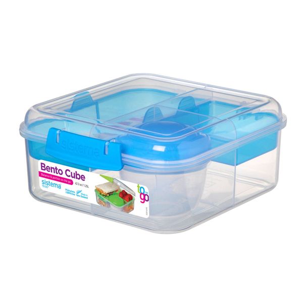 Sistema To Go Bento Cube 4 compart. & yoghurtpotje 1.25L