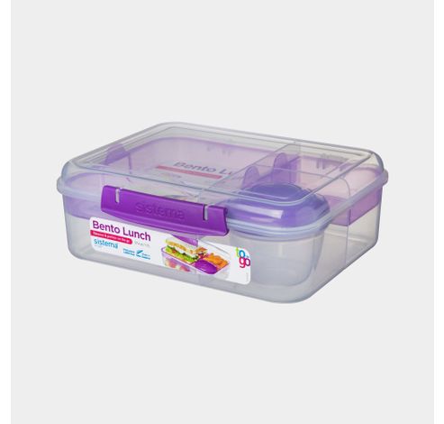 Sistema To Go Bento lunchbox 4 compart. & yoghurtpotje 1.65L (4 ass.)  Sistema