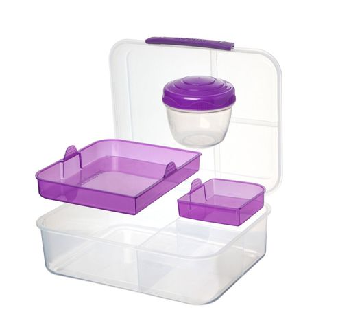 Sistema To Go Bento lunchbox 4 compart. & yoghurtpotje 1.65L (4 ass.)  Sistema