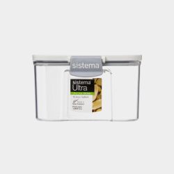 Sistema Tritan Ultra vierkante voorraaddoos zwart 460ml