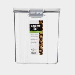 Sistema Tritan Ultra vierkante voorraaddoos zwart 920ml