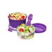 Sistema Lunch Stack To Go lunchbox 2 delen met lepel/vork 990ml