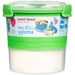 Sistema Lunch Stack To Go lunchbox 2 delen met lepel/vork 990ml